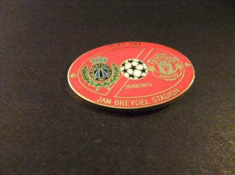 UEFA Champions League Play-offs, Club Brugge - Manchester United, 2015 ( Jan Breydelstadion) uitslag  0-4 ( rood)